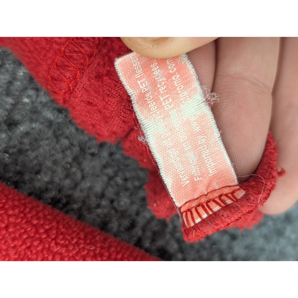 Coca Cola Brand Mens Long Sleeve Fleece Quart Zip Pull Over Size XL Extra Large - Picture 9 of 9
